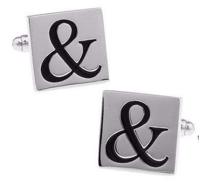 Ampersand Symbol Cufflinks Cufflinks JayKirbyTies 