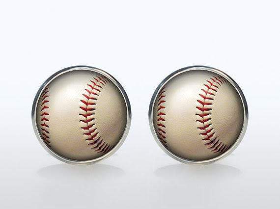 Baseball Cufflinks Cufflinks JayKirbyTies 