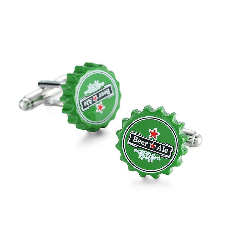 Beer Bottle Cap Cufflinks Cufflinks JayKirbyTies 