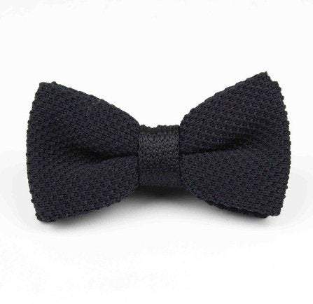 Black Knitted Bow Tie Australia