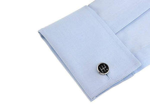 Black Manual Car Gear Cufflinks Cufflinks JayKirbyTies 
