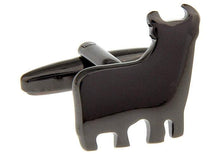 Load image into Gallery viewer, Black Spanish Bull Cufflinks Cufflinks JayKirbyTies 