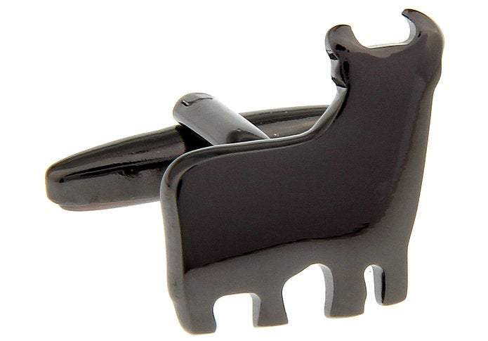 Black Spanish Bull Cufflinks Cufflinks JayKirbyTies 