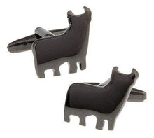 Load image into Gallery viewer, Black Spanish Bull Cufflinks Cufflinks JayKirbyTies 