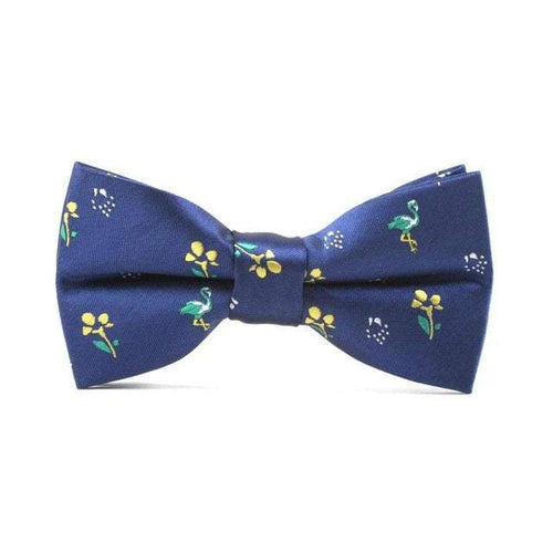 Blue Bird Pattern Bow Tie Bow Ties JayKirbyTies 