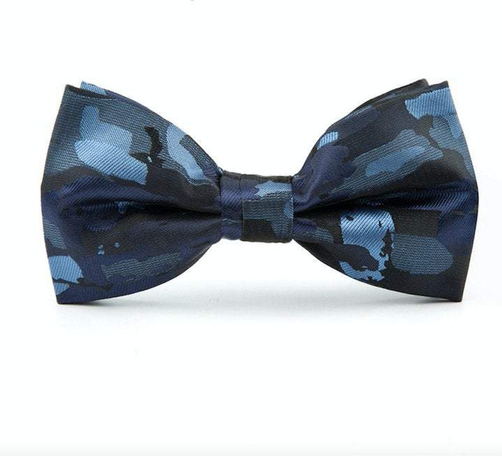 Blue Camouflage Bow Tie Bow Ties JayKirbyTies 
