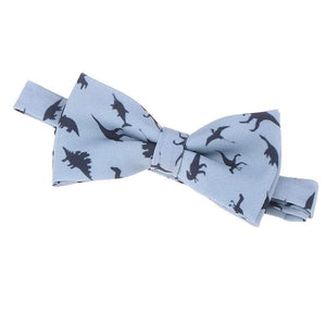 Blue Dinosaur Bow Tie Bow Ties JayKirbyTies 