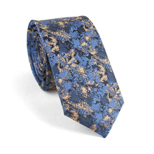 Load image into Gallery viewer, Blue &amp; Gold Skinny Tie Australia