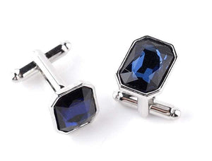Blue Octagonal Cufflinks Australia