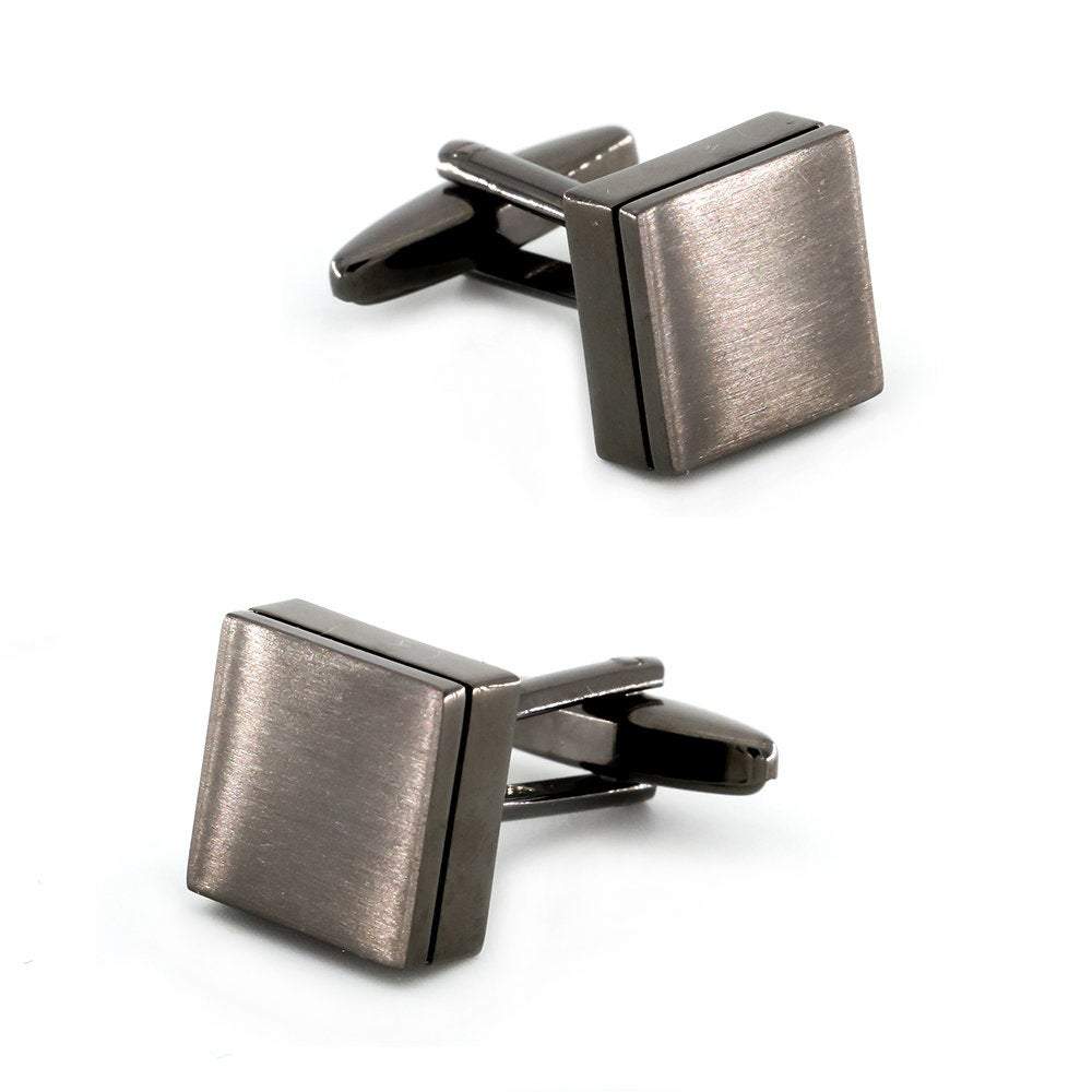 Brushed Gunmetal Cufflinks Australia