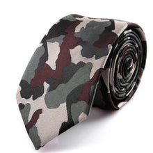 Load image into Gallery viewer, Camouflage Skinny Tie Neckties JayKirbyTies 