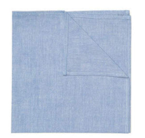 Chambray Pocket Square Pocket Squares JayKirbyTies 