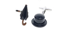 Load image into Gallery viewer, Charlie Chaplin Cufflinks Cufflinks JayKirbyTies 