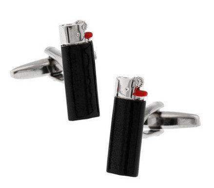 Cigarette Lighter Cufflinks Cufflinks JayKirbyTies 
