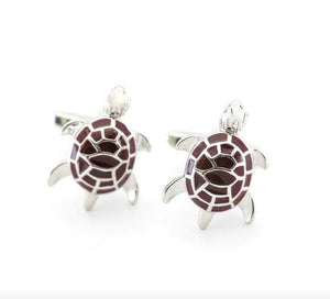 Coffee Turtle Cufflinks Cufflinks JayKirbyTies 