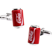 Load image into Gallery viewer, Cola Can Cufflinks Cufflinks JayKirbyTies 