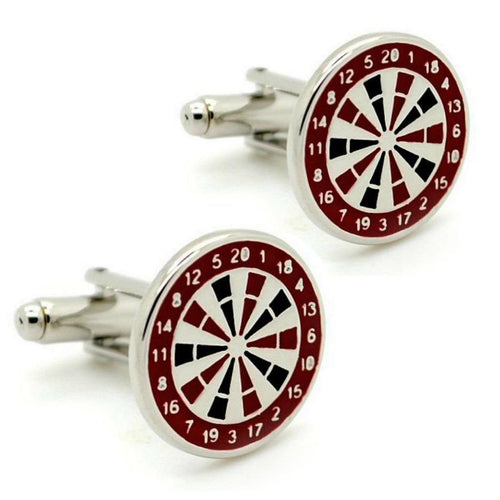 Dartboard Cufflinks Cufflinks JayKirbyTies 
