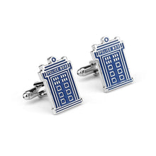 Load image into Gallery viewer, Dr Who Tardis Police Box Cufflinks Cufflinks JayKirbyTies 
