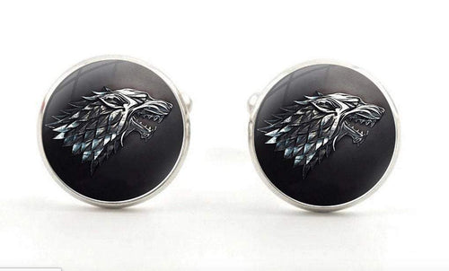 Game of Thrones Stark Sigil Cufflinks Cufflinks JayKirbyTies 