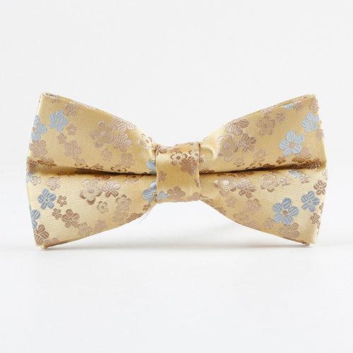 Gold Floral Bow Tie Bow Ties JayKirbyTies 