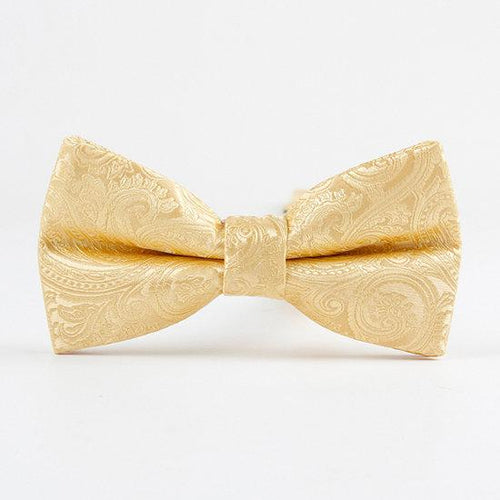 Gold Paisley Bow Tie Bow Ties JayKirbyTies 