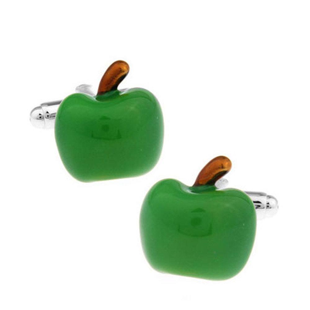 Green Apple Cufflinks Cufflinks JayKirbyTies 