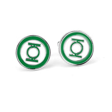 Load image into Gallery viewer, Green Lantern Superhero Cufflinks Cufflinks JayKirbyTies 