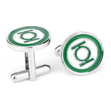 Load image into Gallery viewer, Green Lantern Superhero Cufflinks Cufflinks JayKirbyTies 