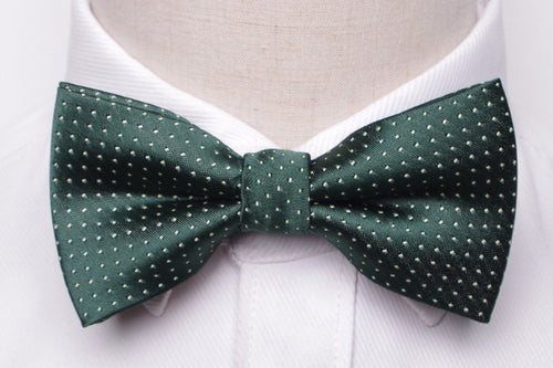 Green Polka Dot Bow Tie Bow Ties JayKirbyTies 