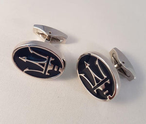 Maserati Logo Cufflinks Cufflinks JayKirbyTies 