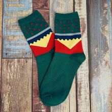 Load image into Gallery viewer, Men&#39;s emerald green cotton socks Socks JayKirbyTies 