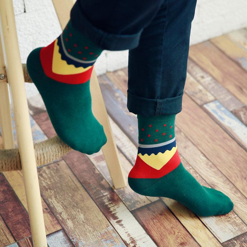 Men's emerald green cotton socks Socks JayKirbyTies 