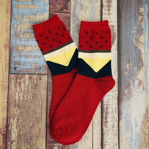 Men's red cotton socks Socks JayKirbyTies 