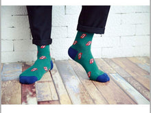 Load image into Gallery viewer, Men&#39;s rolling stones tongue lips pattern cotton socks Socks JayKirbyTies 