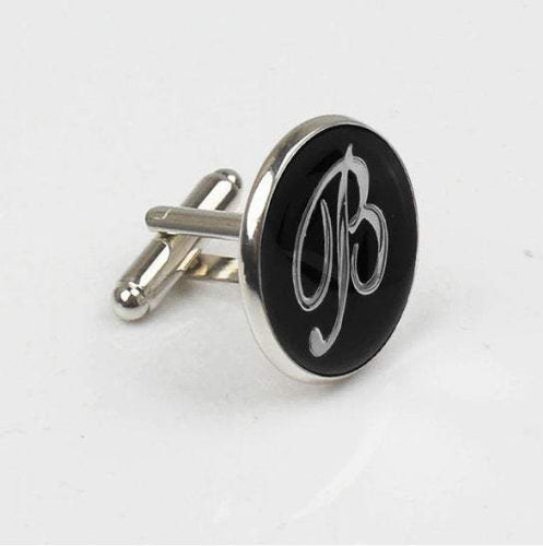 Mix & Match Initials: Letter B Cufflinks (single cufflink only) Cufflinks JayKirbyTies 