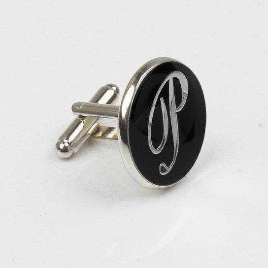 Mix & Match Initials: Letter P Cufflinks (single cufflink only) Cufflinks JayKirbyTies 