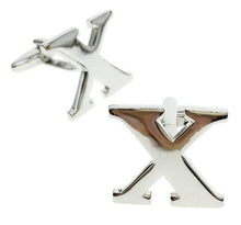 Load image into Gallery viewer, Mix &amp; Match Initials: Silver Letter X Cufflinks Australia