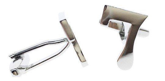 Mix & Match Numbers: Silver Number 7 Cufflinks Australia