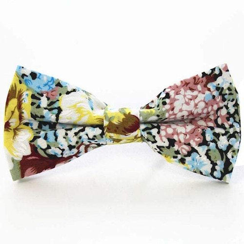 Multicolored Floral Bow Tie Bow Ties JayKirbyTies 