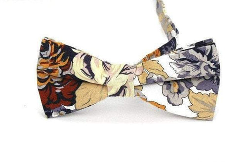 Multicolored Floral Bow Tie Bow Ties JayKirbyTies 