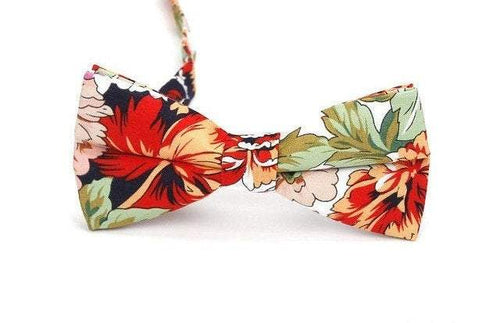 Multicolored Floral Bow Tie Bow Ties JayKirbyTies 