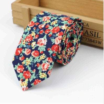 Multicolored Floral Skinny Tie Australia
