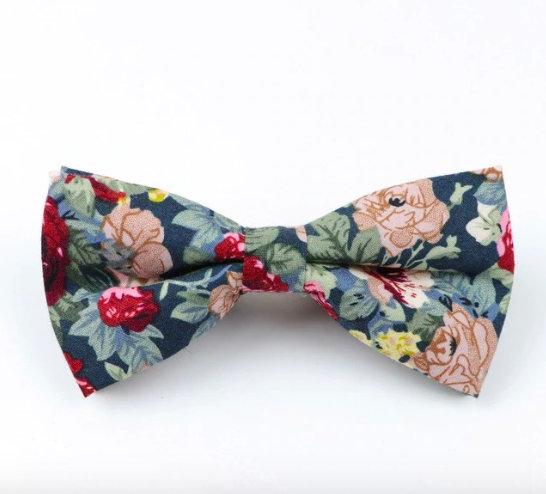 Multicolour Floral Bow Tie Bow Ties JayKirbyTies 