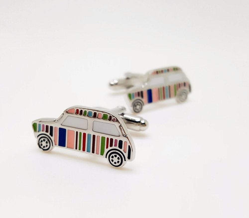 Multicoloured Car Cufflinks Cufflinks JayKirbyTies 