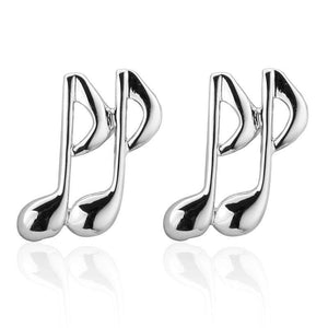 Musical Note Cufflinks Cufflinks JayKirbyTies 