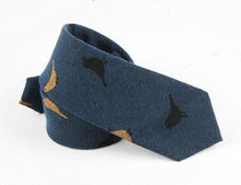 Load image into Gallery viewer, Navy Blue Bird Tie Australia