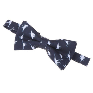 Navy Blue Dinosaur Bow Tie Bow Ties JayKirbyTies 