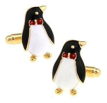 Load image into Gallery viewer, Penguin Cufflinks Cufflinks JayKirbyTies 
