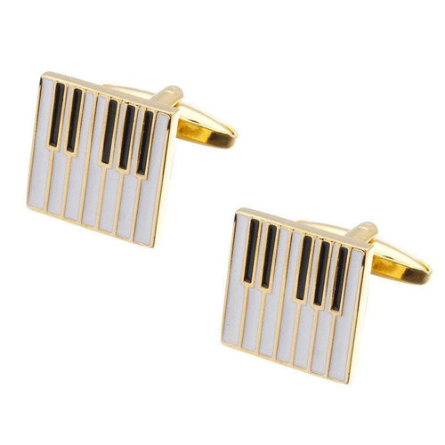Piano Key Cufflinks Cufflinks JayKirbyTies 