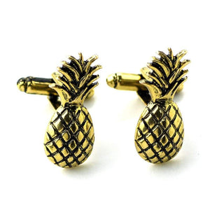 Pineapple Cufflinks Cufflinks JayKirbyTies 